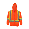 100% Polyester Reflective Safety Hooded Sweatshirt